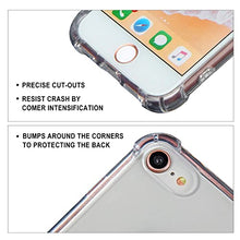 Load image into Gallery viewer, Hually Case for iPhone 7, iPhone 8 Case, iPhone SE 2022 Case, iPhone SE 2020 Case,Crystal Clear Shock-Absorption Protective Cover,Transparent TPU Anti-Scratch Case for iPhone 7/8/SE 2nd&3rd 4.7"