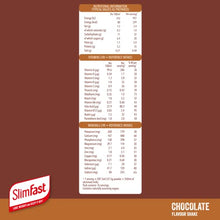 Load image into Gallery viewer, SlimFast Balanced Meal Shake, Healthy Shake for Balanced Diet Plan with Vitamins and Minerals, High in Fibre, Chocolate Flavour, 16 Servings, 600 g