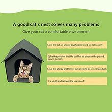 Load image into Gallery viewer, GHDAG Waterproof Cat House Dog House Pet Outdoor Cat House Weatherproof Cat Kennel House Foldable Feral Cat House Pet Shelter