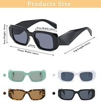 Load image into Gallery viewer, Long Keeper Trendy Rectangle Sunglasses – Thick Rim Retro Square Womens Sunglasses Fashion Designer Irregular Rectangle Vintage Ladies Sunglasses