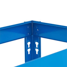 Load image into Gallery viewer, Garage Shelving Units 178 x 90 x 30cm BiGDUG 5 Tier Blue Racking 150kg Per Shelf (2 Bay)
