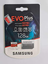 Load image into Gallery viewer, Samsung Plus 128GB micro SD SDXC Class 10 U3 memory card 100MB/S 4K Ultra HD MB-MC128HA/EU