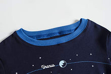 Load image into Gallery viewer, Boys Pyjamas Set 100% Cotton Planet Pjs Toddler Long Sleeve Sleepwear Kids Clothes 2 Piece Outfit Space T Shirt 6-7 Years