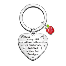Load image into Gallery viewer, QMVMV Teacher Gifts Keyring 2021 Teacher Appreciation Gift Teacher Gifts for Women Men on Teachers Day Birthday Graduation Season