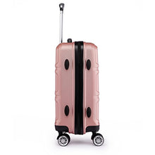 Load image into Gallery viewer, Kono Large 28 Inch Luggage Lightweight ABS Hard Shell Trolley Travel Case with 4 Spinner Wheels Fashion Suitcase (28", Nude)