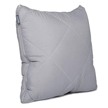 Load image into Gallery viewer, iBeani Quishion – A Clever, Quality Scatter Cushion that Unzips & Unfolds into a Full Size Quilt / Blanket / Throw - Grey