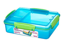 Load image into Gallery viewer, Sistema 41482 Lunch Snack Attack Duo, 975 ml - (Assorted Colour)