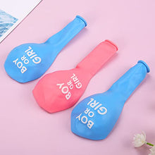 Load image into Gallery viewer, Jomnvo 24 PCS Boy or Girl Latex Balloons 12 Inch Pink Blue Balloons Gender Reveal Balloons for Baby Shower Gender Reveal Decoration (24)