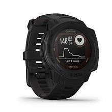 Load image into Gallery viewer, Garmin Instinct Solar Tactical, Solar-powered Rugged Outdoor Smartwatch with Tactical Features, Built-in Sports Apps and Health Monitoring, Black