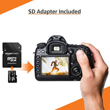 Load image into Gallery viewer, Amazon Basics - 256GB microSDXC Memory Card with Full Size Adapter, A2, U3, read speed up to 100 MB/s