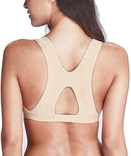 Load image into Gallery viewer, YIANNA Post Surgery Bra Front Fastening Sports Bras Post Surgical Mastectomy Bralettes for Women Beige, 128 Size M