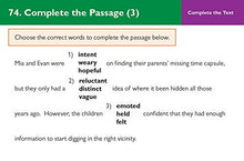 Load image into Gallery viewer, New 11+ CEM Revision Question Cards: Verbal Reasoning Cloze - Ages 10-11: superb revision for the 2022 tests (CGP 11+ CEM)