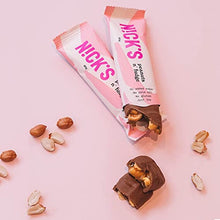 Load image into Gallery viewer, NICKS Peanuts n fudge Keto Chocolate Bars No Added Sugar 175 Calories, 3.9 Net carbs, Gluten Free Sweets Low carb Candy Snack Bar (Multipack 15x40g)