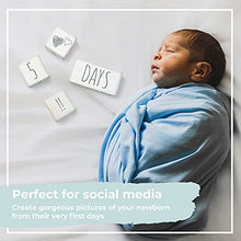 Load image into Gallery viewer, Wooden Milestone Blocks for Baby Boy & Girl - Gender Neutral Daily, Weekly & Monthly Baby Milestone Age Blocks for Baby Pictures - Made with Eco Friendly Premium Pine Wood & Certified Non Toxic Paint