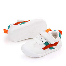 Load image into Gallery viewer, MK MATT KEELY Baby Boys Girls First Walking Shoes Toddler Anti-Slip Soft PU Leather Prewalker Sneakers,Size 2.5 UK Child,Green