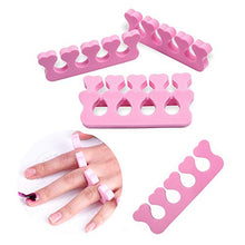 Load image into Gallery viewer, 20pcs Soft Foam Sponge Toe Separators Finger Dividers Soft Sponge Finger Divider Spacer Nail Art Manicure Pedicure Tools