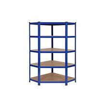 Load image into Gallery viewer, Heavy Duty Garage Corner shelving kit, 1 Corner unit 1500mm x 750mm x 300mm & 2 Shelving units 1500mm H x 750mm W x 300mm D Massive Storage Capacity of 2250KG + FREE NEXT DAY DELIVERY