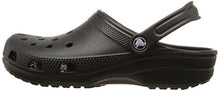 Load image into Gallery viewer, Crocs Unisex's Classic Printed Floral Clog, Black, 10 UK Men/11 UK Women