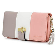 Load image into Gallery viewer, Ladies Purse, Women's Wallet with Multiple Card Slots and Roomy Compartment (Stripe)