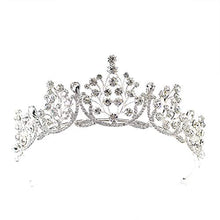 Load image into Gallery viewer, Bridal Tiara Wedding Tiara Crystal Rhinestones Bridal Tiara Crown Headband for Girl Women Decoration on Birthday Wedding Party Prom