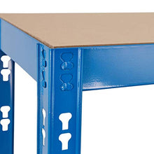 Load image into Gallery viewer, Garage Shelving Units 178 x 90 x 30cm BiGDUG 5 Tier Blue Racking 150kg Per Shelf (2 Bay)