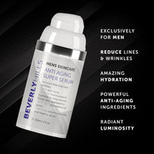 Load image into Gallery viewer, Beverly Hills Mens Anti Ageing Serum for Wrinkles, Dry Skin, Pores, and Uneven Skin