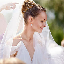 Load image into Gallery viewer, 40 Pack Bridal Wedding Hair Pins Rhinestone Hair Clips Accessorie U shaped hair Clips Crystal Hair Pins Wedding Hair Accessories for Women and Girls