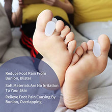 Load image into Gallery viewer, Zinyakon Silicone Toe Separators, 12 Packs of Gel Toe Spacers for Men and Women, Bunion Corrector for Bunion, Overlapping Toes, Crooked Toes, Hammer Toe