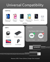 Load image into Gallery viewer, Anker USB C to Lightning Cable, 331 Cable, New Nylon Fast Charging Cord (6ft, MFi Certified) iPhone Charger Cable for iPhone 13 13 Pro 12 Pro Max 12 11 X XS XR, AirPods Pro, Supports Power Delivery