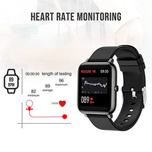 Load image into Gallery viewer, Rinsmola Smart Watch for Men Women, Fitness Watch 1.4" Full Touch Screen, Fitness Tracker with Heart Rate Sleep Monitor Step Calorie Counter, IP67 Waterproof Smartwatch for iOS Android Phone