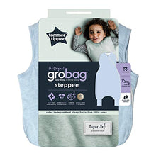 Load image into Gallery viewer, Tommee Tippee Baby Sleep Bag with Legs, The Original Grobag Steppee, Baby Romper Suit, Soft Cotton-Rich Fabric, 18-36m, 2.5 Tog, Blue Marl