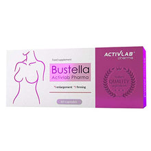 Load image into Gallery viewer, Activlab Pharma Bustella - 60 Capsules | Women Supplements | Vitamins Contains Source of Phytoestrogens | Breast Enlargement and Firming | Lady Care Nutrition