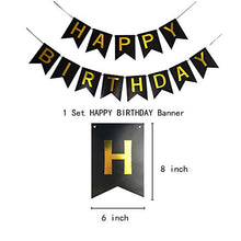 Load image into Gallery viewer, Birthday Party Decoration For Adult Golden Background Balloons Set With String Light for Men and Women- All Total 65 Pcs