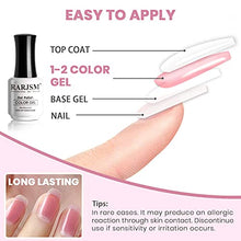 Load image into Gallery viewer, RARJSM Sheer Pink Gel Polish,Transparent Nude Pink Gel Nail Polish,15ML Natural Nail Polish Color UV LED Cured Gel French Manicure Spring Summer Nail Art