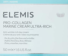 Load image into Gallery viewer, Elemis Pro-Collagen Marine Cream Ultra Rich, Intensely Hydrating Anti-Wrinkle Face Cream, Anti-Ageing Moisturiser for Dry Skin, Collagen Day Cream to Firm & Tone, Nourishing Face Moisturiser, 50 ml