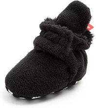 Load image into Gallery viewer, TMEOG Unisex-Baby Newborn Cozie Fleece Booties with Non Skid Bottom Infant Winter Shoes