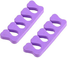 Load image into Gallery viewer, Toe Nail Polish Painting Pedicure Sponge Separator Spreaders Twin Pack - 2 Separators