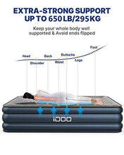 Load image into Gallery viewer, iDOO Queen size Air Bed, Inflatable bed with Built-in Pump, 3 Mins Quick Self-Inflation/Deflation Air Mattress, Blow Up Bed for Home Portable Camping Travel 205*156*46cm 295kg MAX