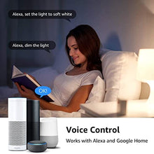 Load image into Gallery viewer, LE WiFi Smart Bulb E27, RGB Colour Changing, Warm to Cool White LED Screw Bulb, 9W, Dimmable, 806LM, RGBCW, APP and Voice Control, Works with Alexa and Google Home, Pack of 2 (2.4GHz Only)