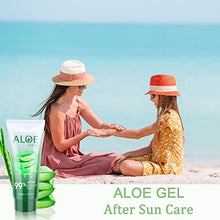 Load image into Gallery viewer, ASYBO 200 ML Aloe Vera Gel – 99% Organic Pure Aloe Vera Hydrating Face & Body Moisturizer, Natural Aloe Cream for Dry Skin, Sunburn, Acne, Soothing & Moisturizing