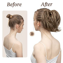 Load image into Gallery viewer, SARLA Messy Bun Hair Pieces for Women Thick Hair Buns Hairpieces Wavy Stright Fake Hair Scrunchies Chignon Ponytail Hair Accessories