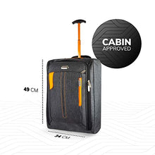 Load image into Gallery viewer, Keplin Lightweight Wheeled Cabin Approved Travel Bag Suitcase Trolley Hand Luggage, Red