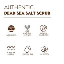 Load image into Gallery viewer, O Naturals Ultra Hydrating Coconut Dead Sea Scrub - Skin Smoothing Body Scrub Exfoliator & Foot Scrub, Anti Cellulite Body Exfoliator & Exfoliating Face Scrub / Facial Scrub To Fight Acne & Dead Skin