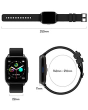 Load image into Gallery viewer, Smart Watch for Men Women Android iOS, Deeprio Niagara 1.69'' Full Touch Fitness Watch Tracker Monitor with Heart Rate Blood Oxygen Pedometer Steps, IP68 Waterproof fit Watch for Sport Sleep Running
