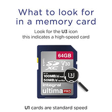 Load image into Gallery viewer, Integral 64GB SD Card 4K Ultra-HD Video High Speed SDXC V30 UHS-I U3 Class 10 Memory Card up to 100MB/s, Color May Vary