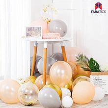 Load image into Gallery viewer, FARATICS Balloon Arch Kit with Balloon Pump, 135pcs Honey Peach Balloons Garland Kit - Orange Macaron Birthday Balloons - For Wedding Baby Shower Party and Birthday Decorations Suitable for Any Event