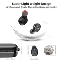 Load image into Gallery viewer, TOZO T10 Bluetooth 5.0 Earbuds True Wireless Stereo Earphones Headphones IPX8 Waterproof in Ear Wireless Charging Case Built in Mic Headset Premium Sound with Deep Bass for Running Sport Black