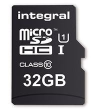 Load image into Gallery viewer, Integral 32 GB microSDHC Class 10 Memory Card for Smartphones and Tablets, Up to 90 MB/s, U1 Rating