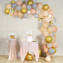 Load image into Gallery viewer, FARATICS Balloon Arch Kit with Balloon Pump, 135pcs Honey Peach Balloons Garland Kit - Orange Macaron Birthday Balloons - For Wedding Baby Shower Party and Birthday Decorations Suitable for Any Event