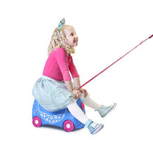 Load image into Gallery viewer, Trunki Children’s Ride-On Suitcase: Pearl Princess Carriage (Blue)